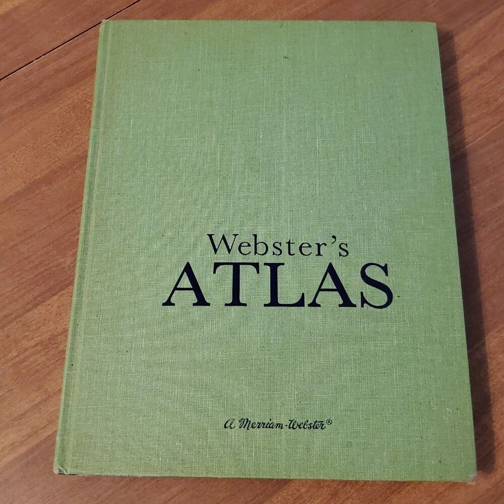 Webster's Atlas And Zip Code Directory (Hardcover 1981)